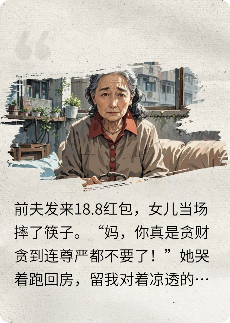 收18.8红包，被女儿骂贪财