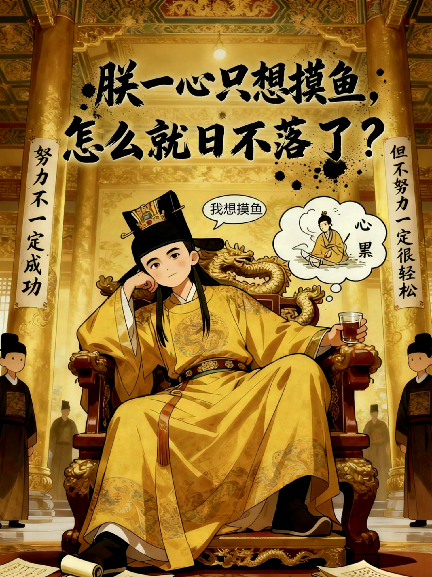  朕一心只想摸鱼怎么就日不落了