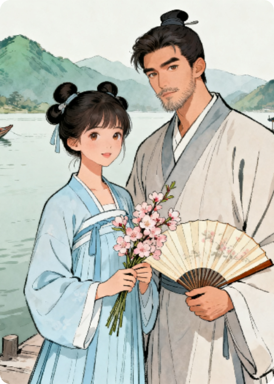 青溪渡暖：糙汉与甜妹的市井情长