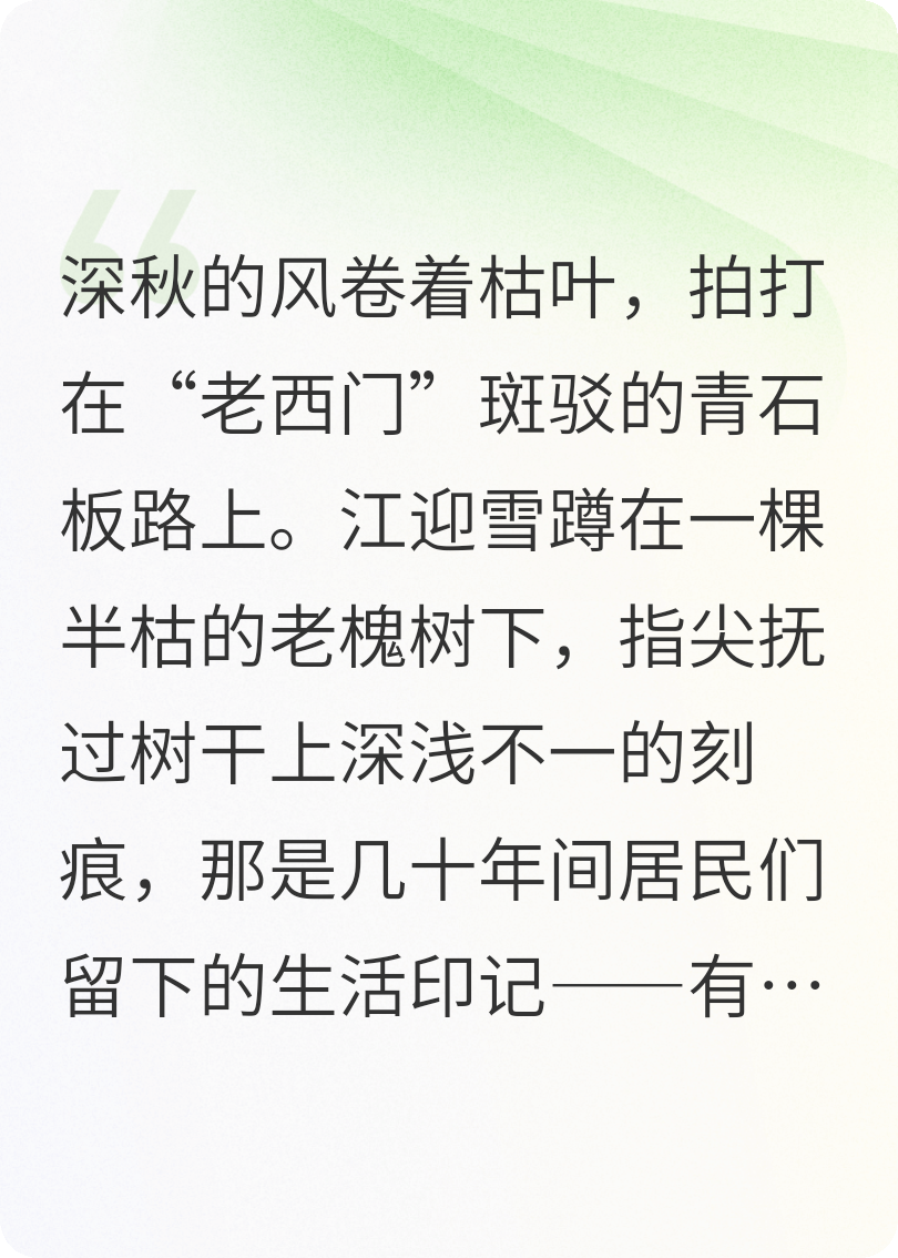 哪本书讲述了江迎雪宋子问的情节？