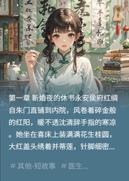 沈清辞沈玉柔萧珩演绎的精彩情节