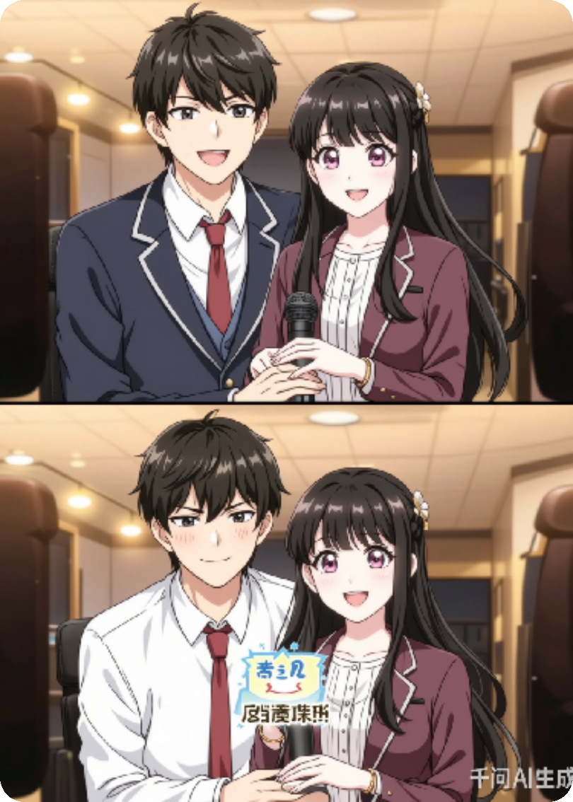 顶流夫妇：综艺直播现场掉马了