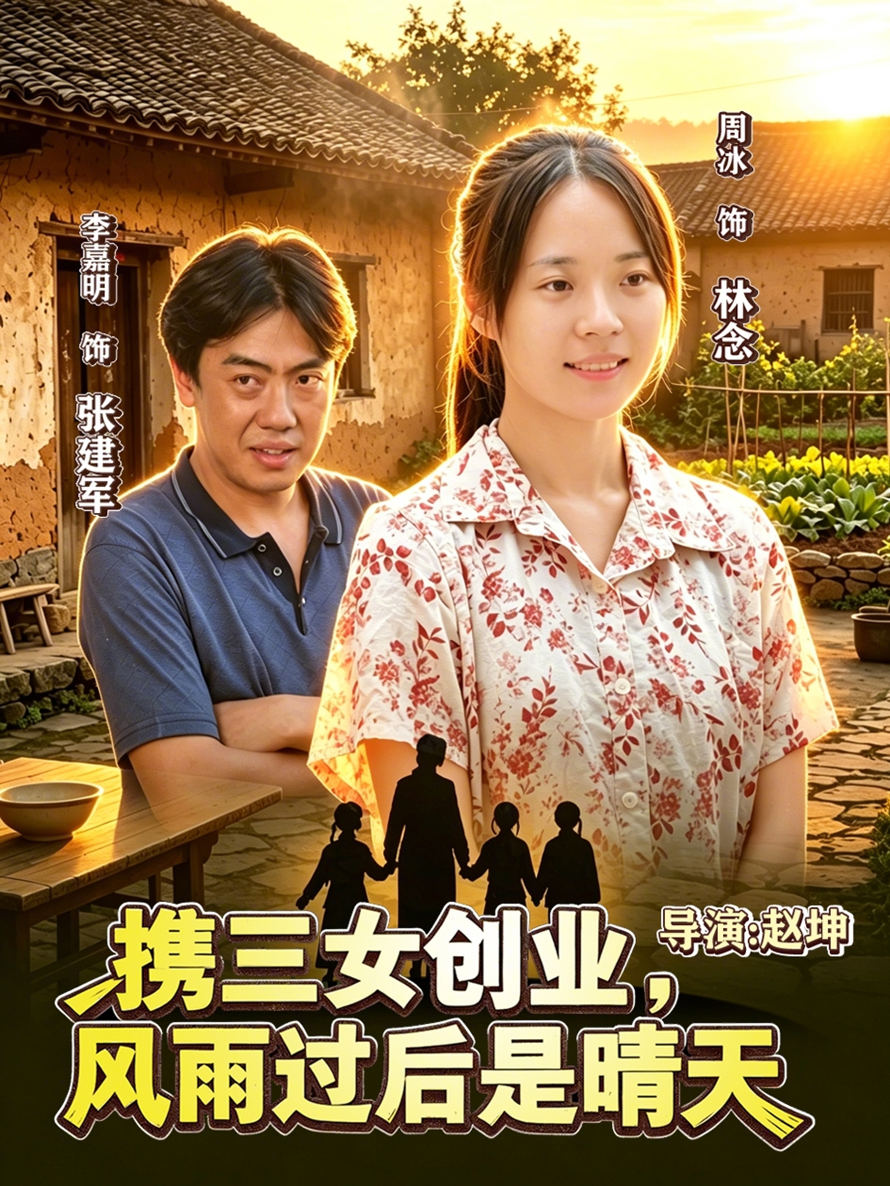 携三女创业，风雨过后是晴天