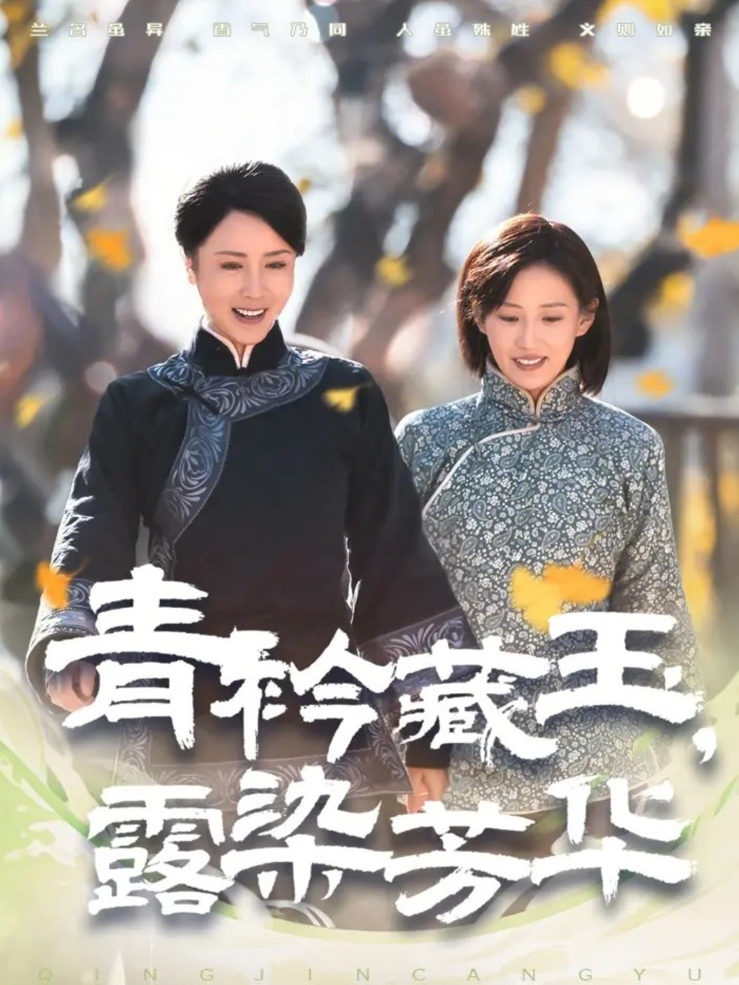 青矜藏玉，露染芳华