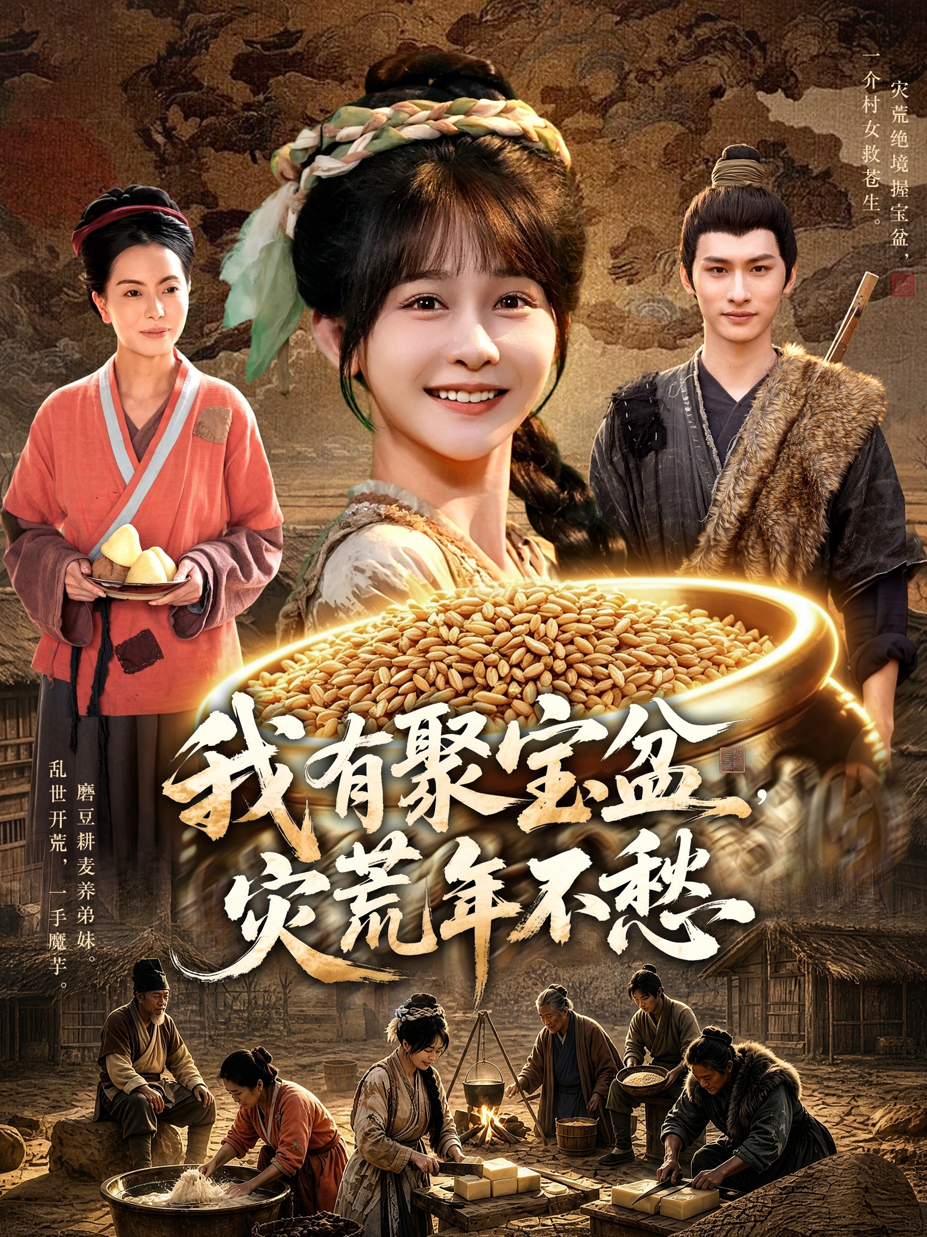 我有聚宝盆，灾荒年不愁