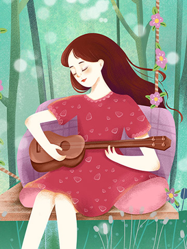 擱筆斷章，恰見海棠未眠