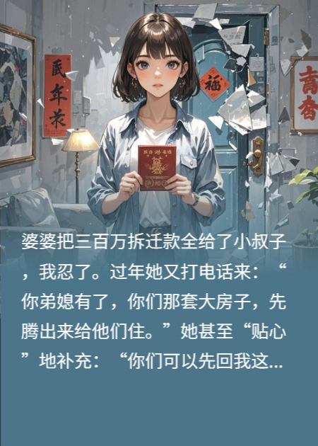 婆婆逼我腾房，我反手卖给她死对头，她炸了书荒必看