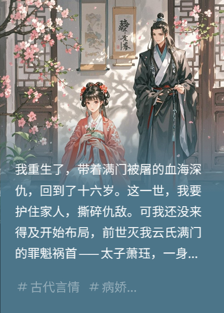 重生后，我成了死对头的掌中宝