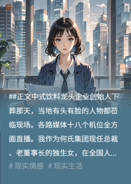 集团嫡长女接手家业后，后妈挺肚抢遗产免费试读