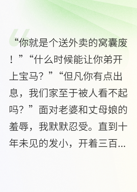 十年后，开350万奔驰的发小找我还钱畅销书籍