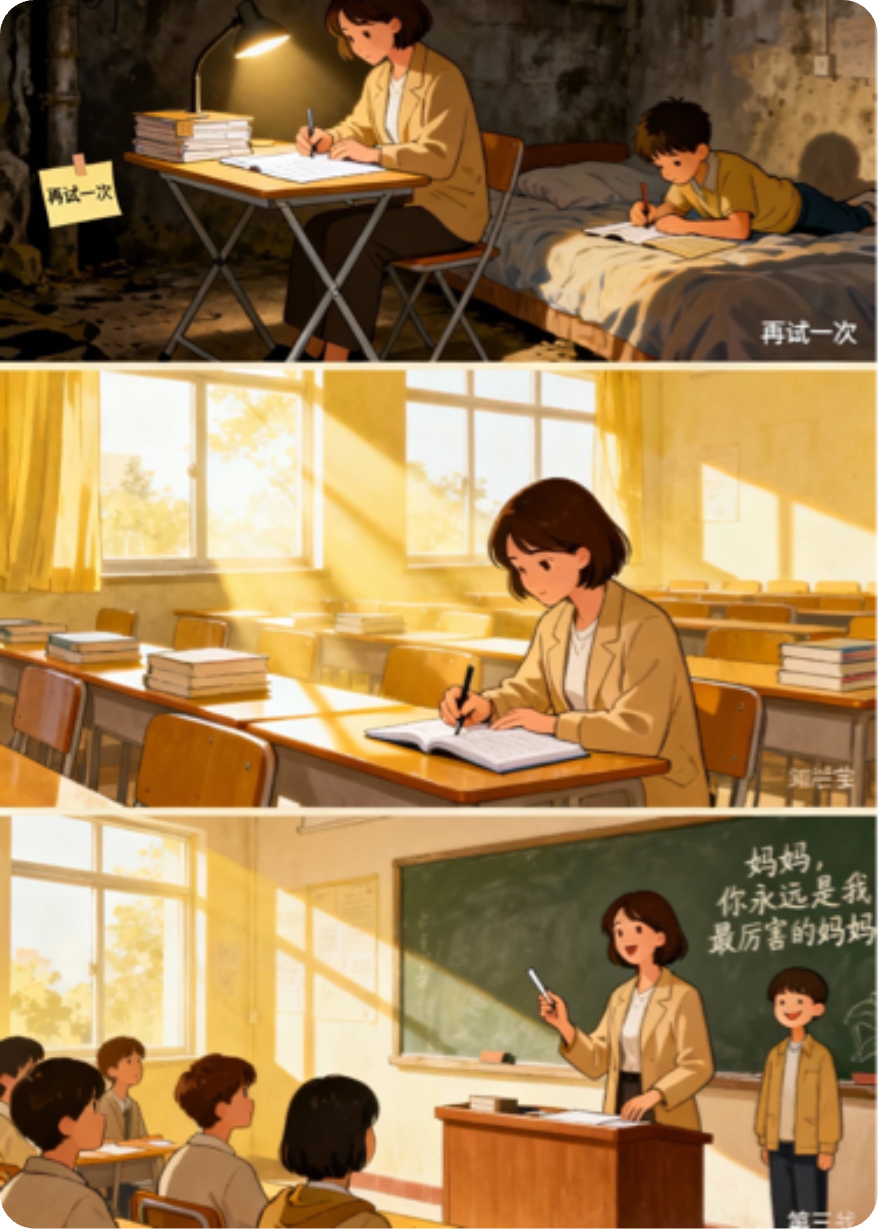 她把日子过成了光