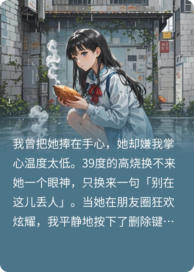 不在意女友后，她慌了