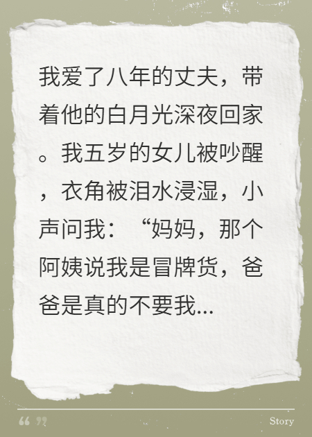女兒哭問：爸爸是不是不要我了