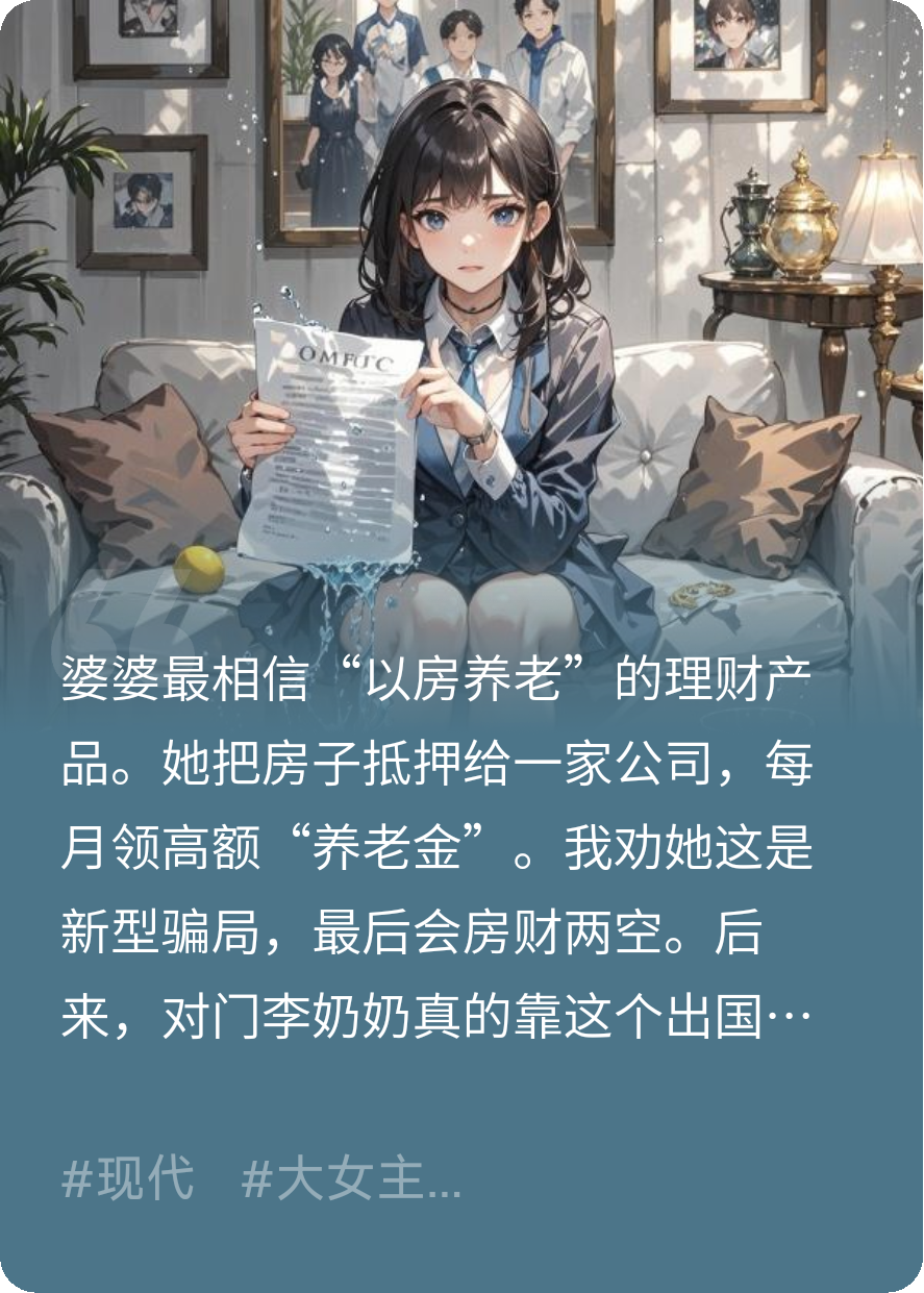 婆婆抵押婚房養(yǎng)老，我連夜加名擔(dān)保人