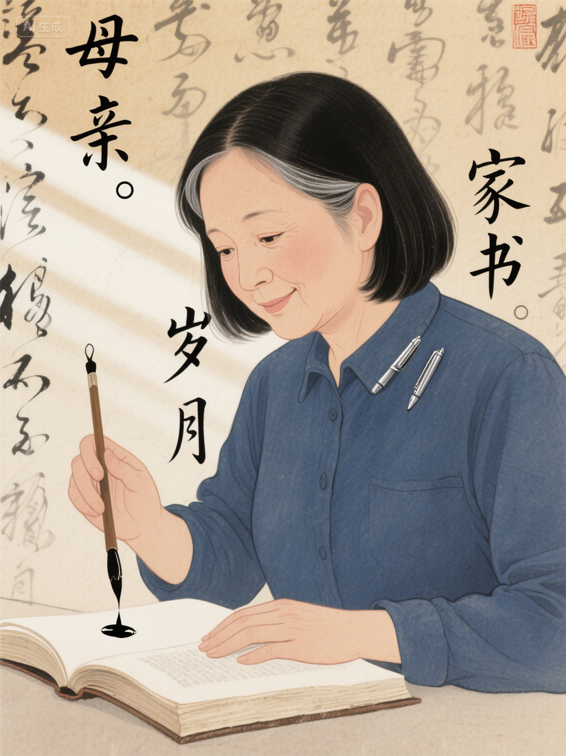 字縫里的母親