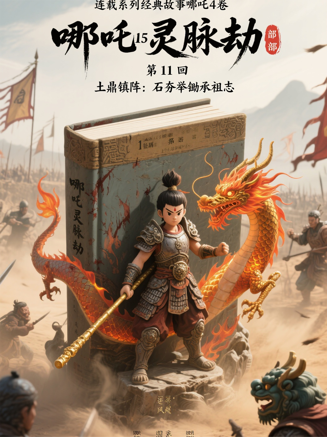哪吒4卷第15部靈脈劫第11回土鼎鎮(zhèn)陣：石夯舉鋤承祖志
