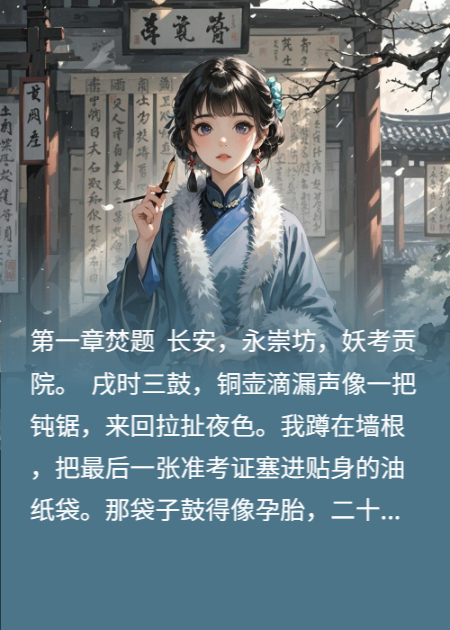 狐女考狀元，舊律當(dāng)場崩了