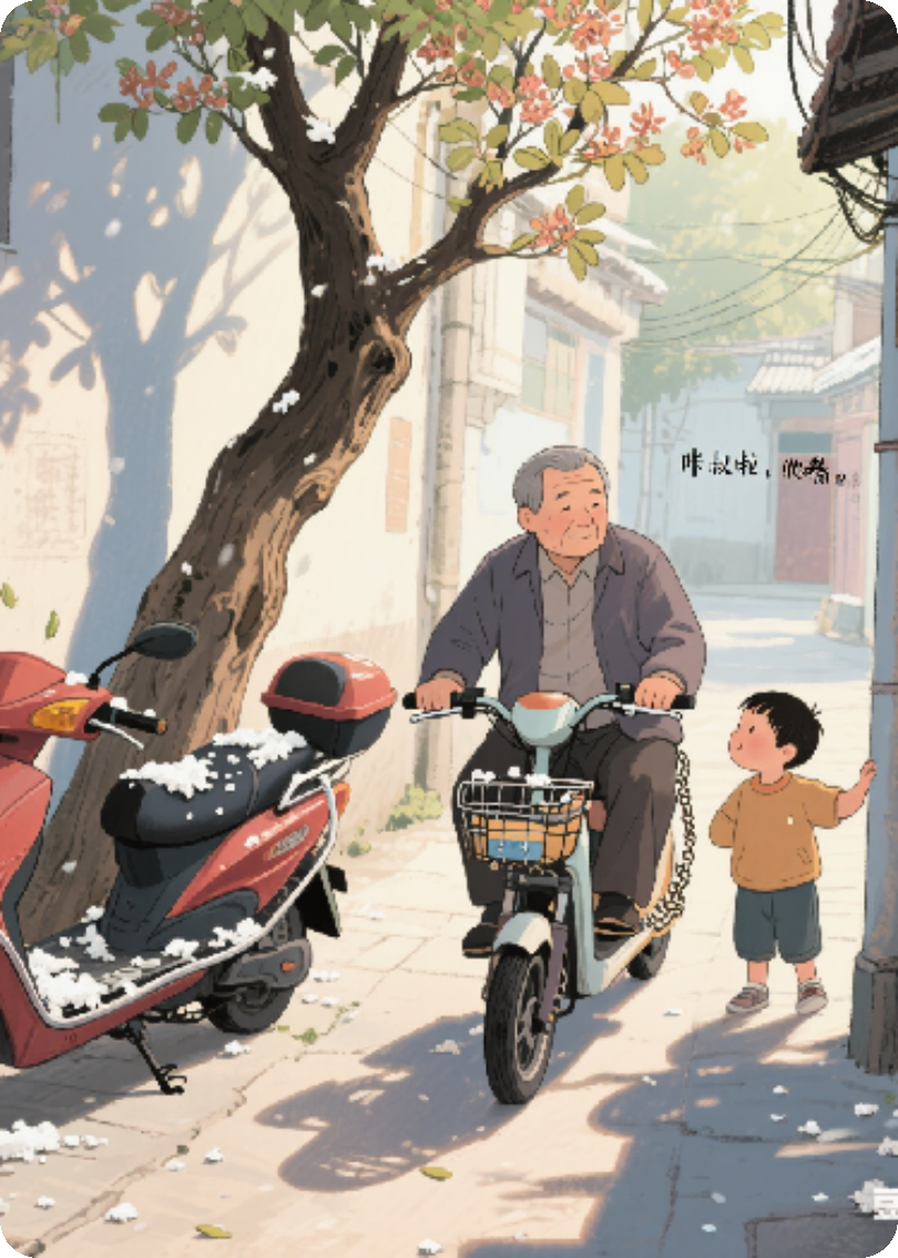 巷口的風(fēng)與芽