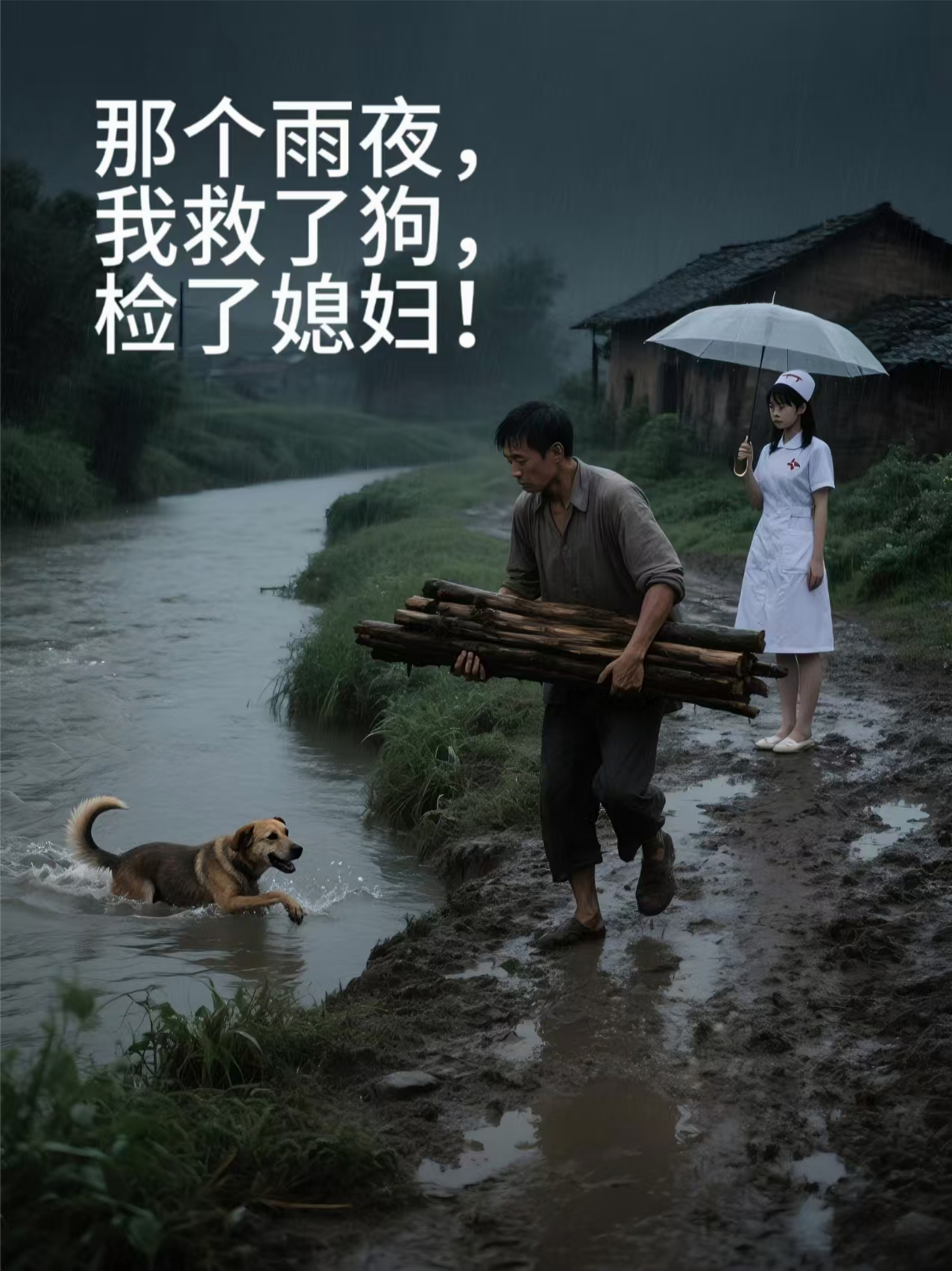 那个暴雨夜，我救了狗，捡了媳妇