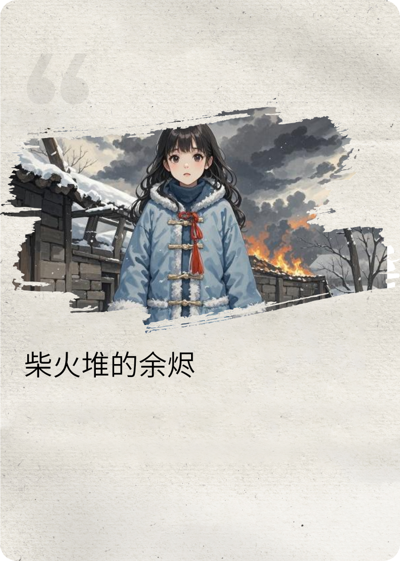 柴火堆的余燼