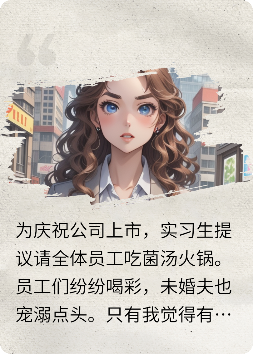 實(shí)習(xí)生請(qǐng)全體員工吃菌湯火鍋