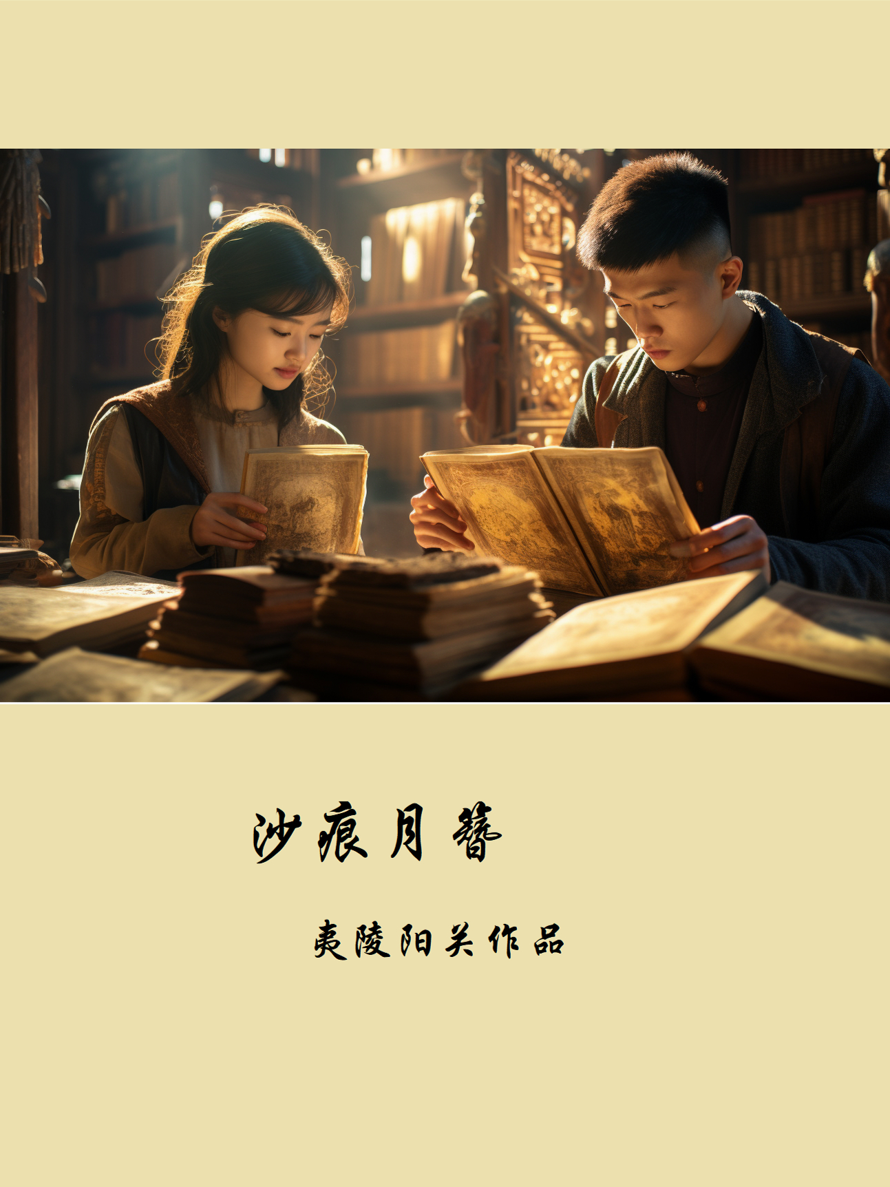 沙痕月簪