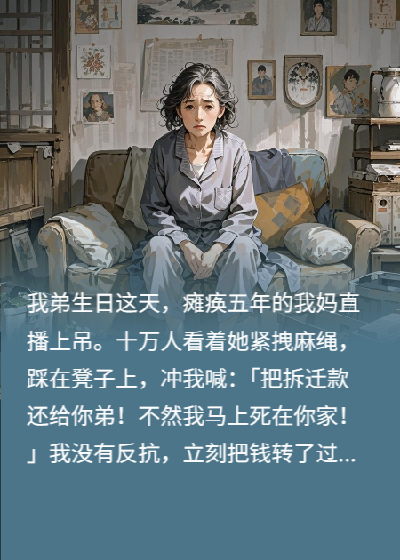 癱瘓五年后，我媽直播上吊