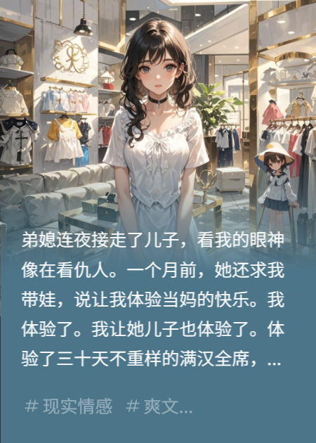 弟媳暑假甩娃，我反手養(yǎng)出貴公子