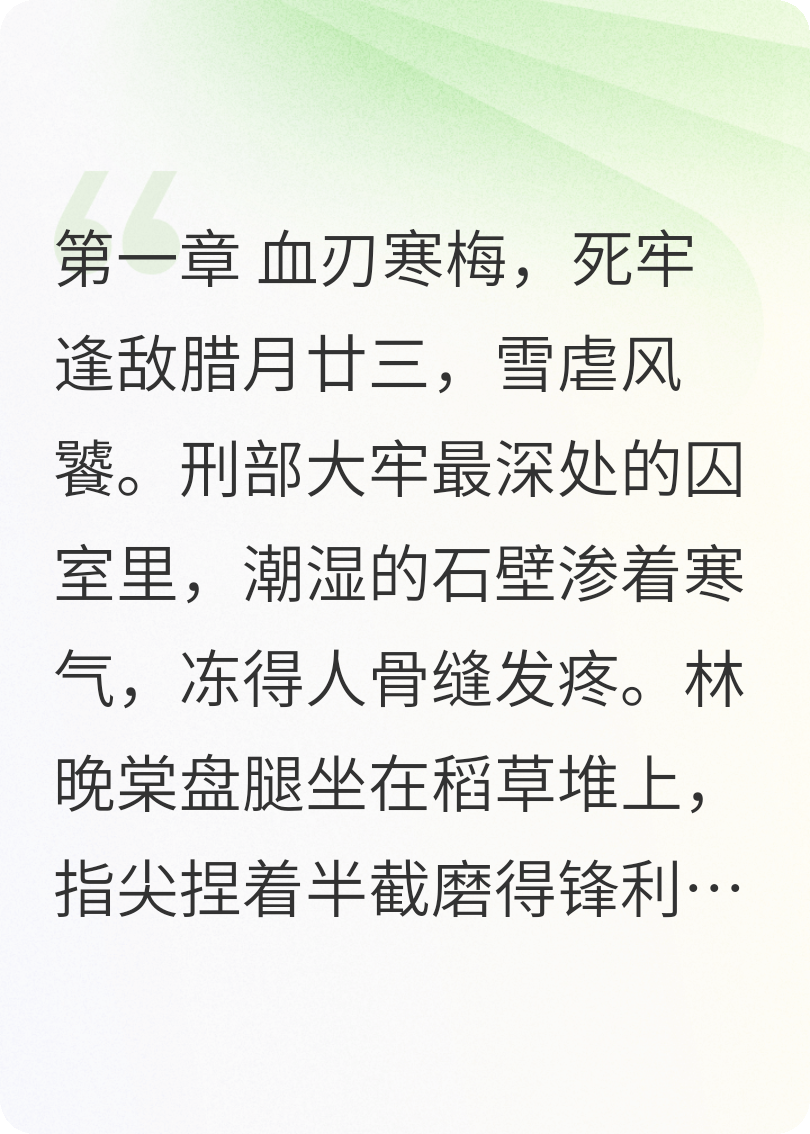 寒梅令：世子妃的權(quán)謀棋局