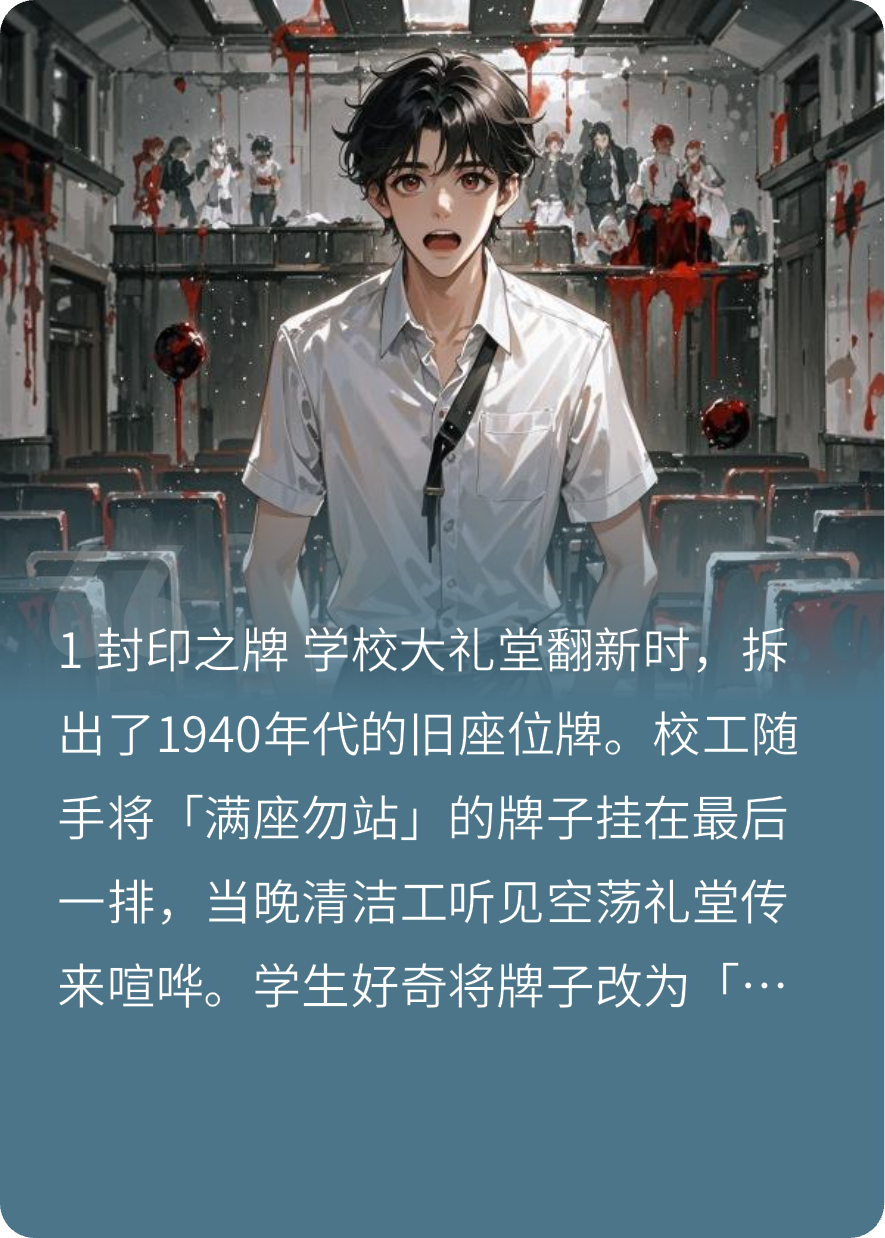 身后有席，勿坐