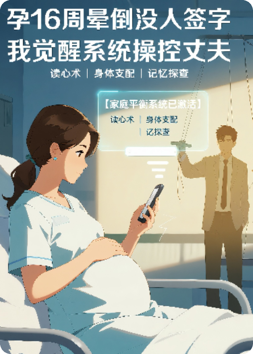 孕16周晕倒没人，我系统操控丈夫