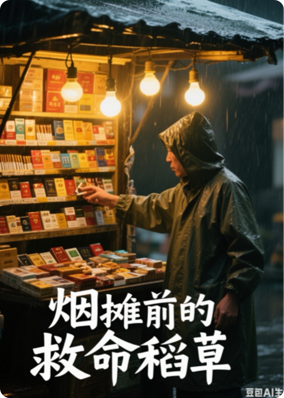 煙攤前的救命稻草