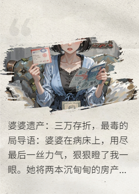 婆婆遺產(chǎn)：三萬存折，最毒的局