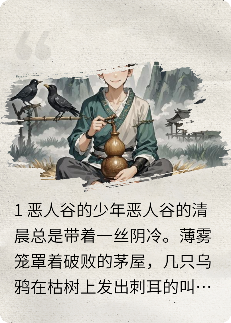 惡人谷出山，我靠老爹傳承無(wú)敵了