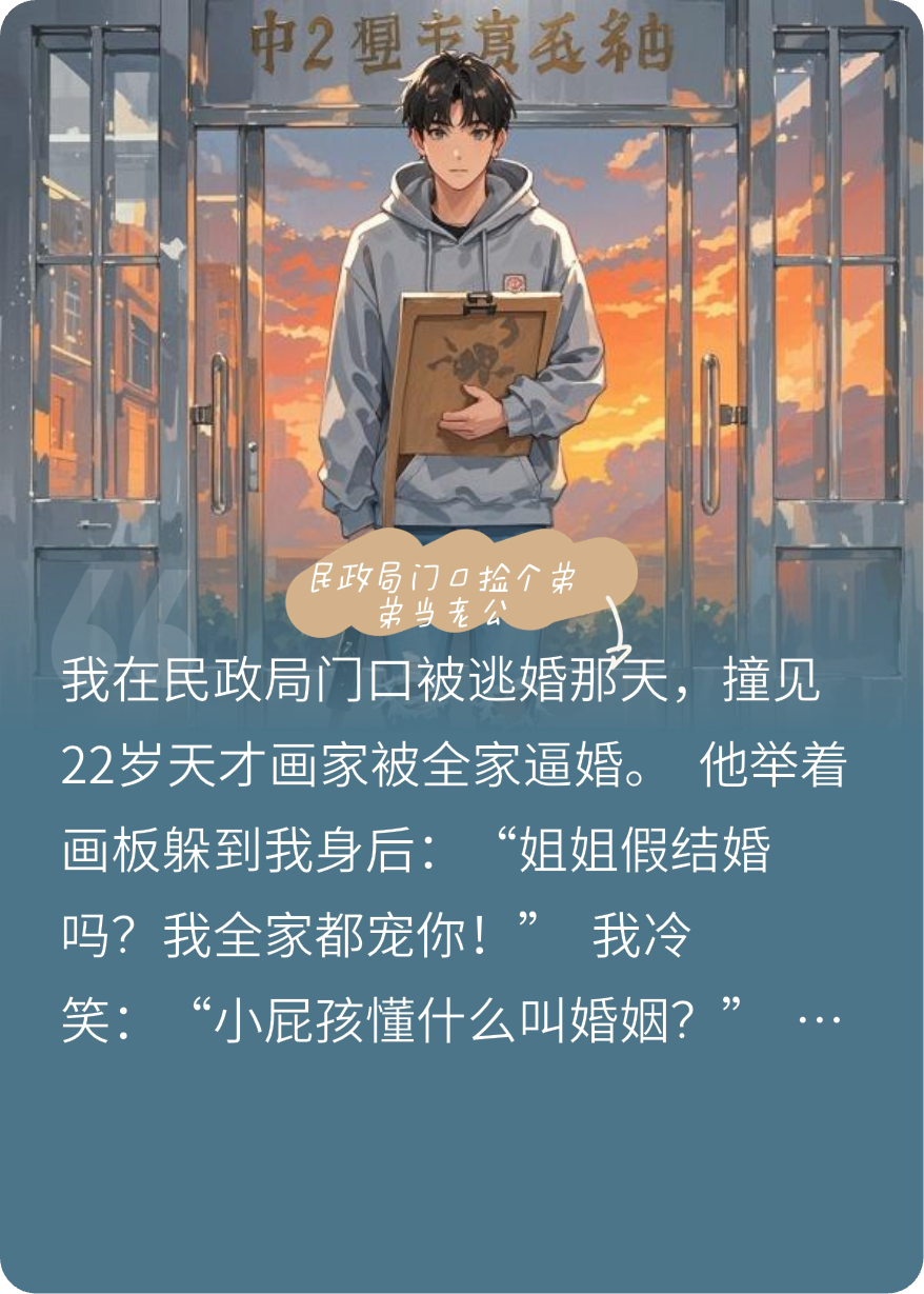 民政局門口撿個弟弟當老公