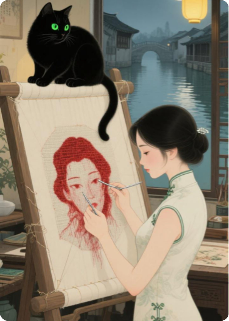 蘇繡天師：開局直播繡出真兇！