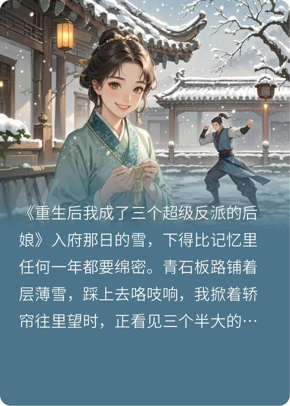 重生后我成了3個超級反派的后娘
