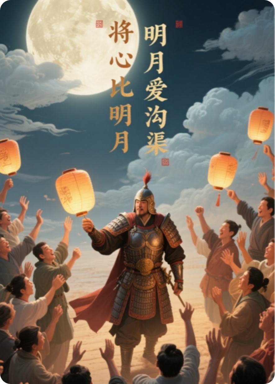 將心比明月，明月愛(ài)溝渠