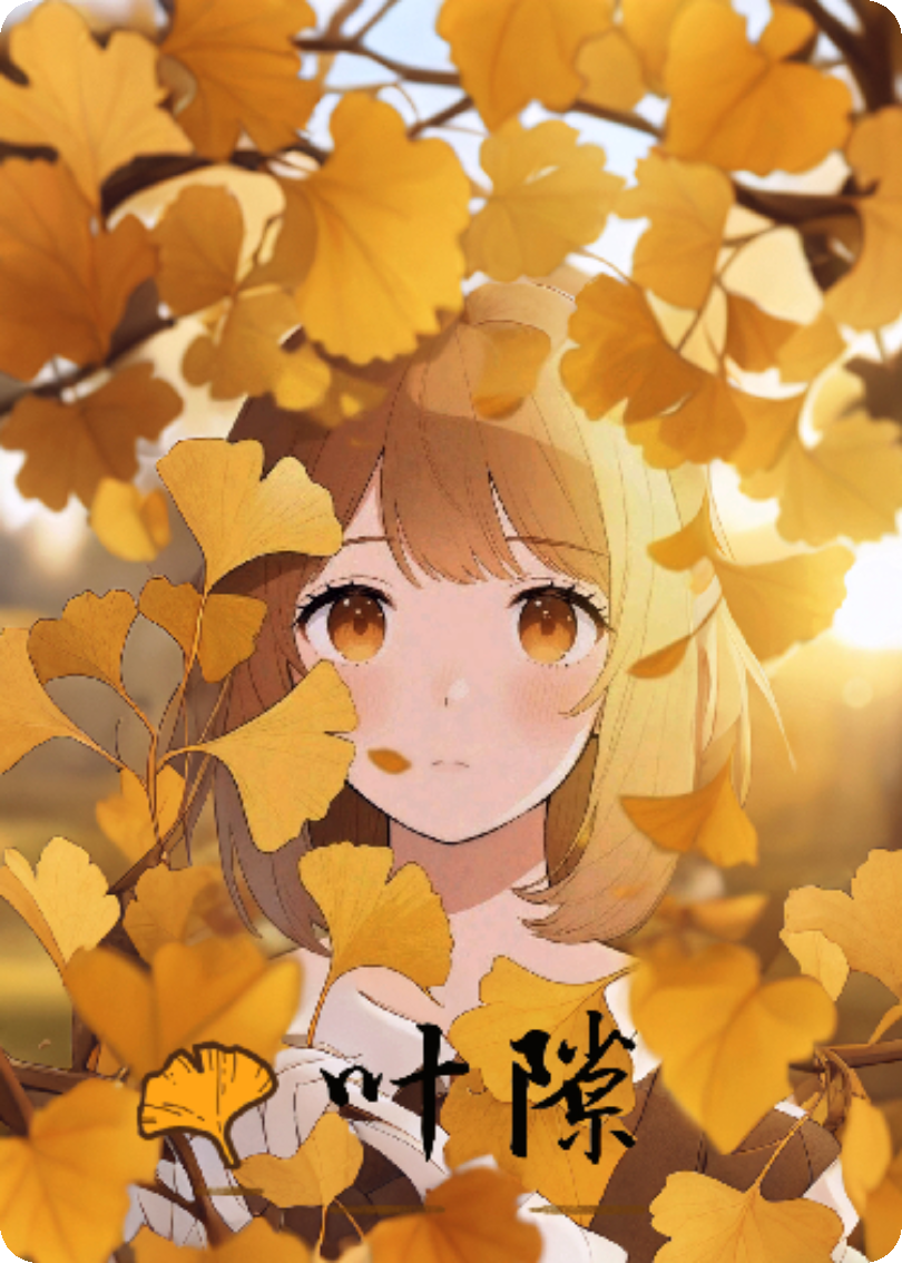 透過銀杏葉隙我想回到我們的初遇