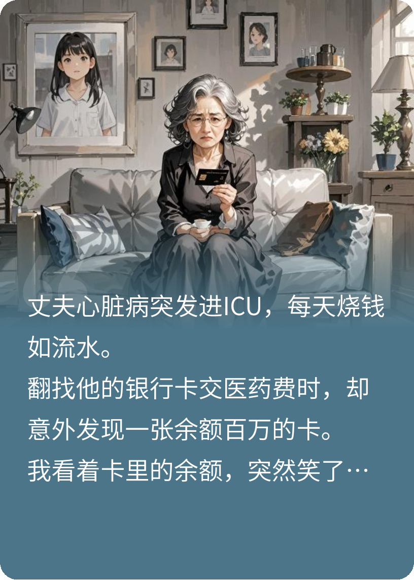 丈夫因病住院，我翻出百萬(wàn)存款
