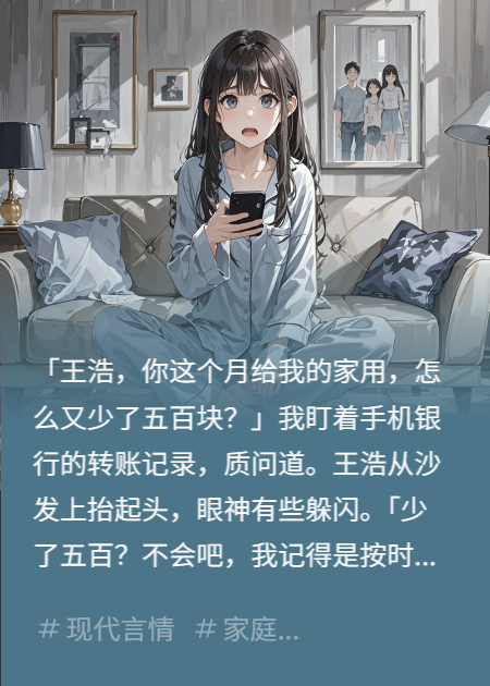 老公挣钱我带娃，给我的钱太少了