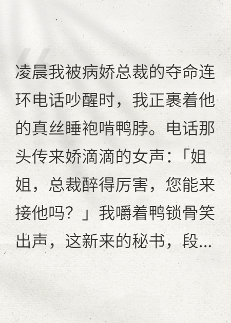 病嬌總裁新招了個女秘書