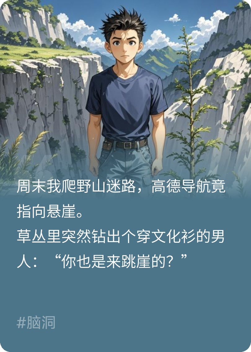 前方懸崖！高德：直走。我：？