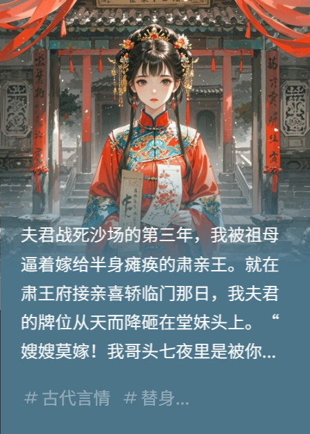 夫君牌位從天降？哦是我親手送的