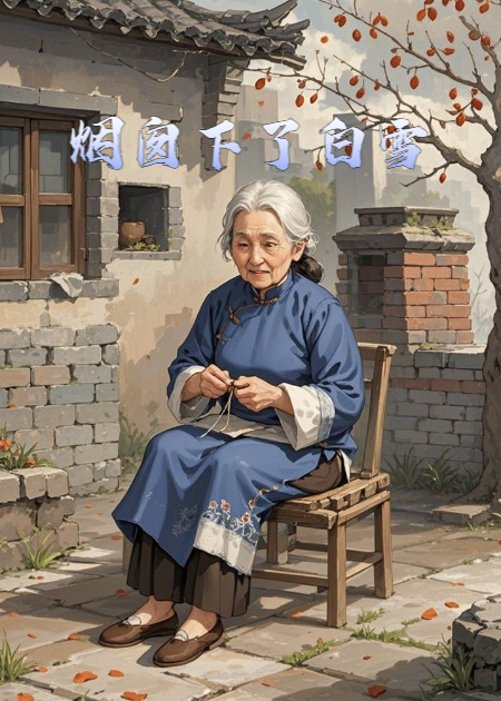 煙囪下了白雪