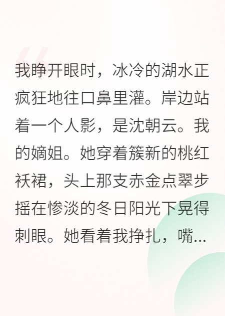 关于沈朝云的内容在哪本小说里？