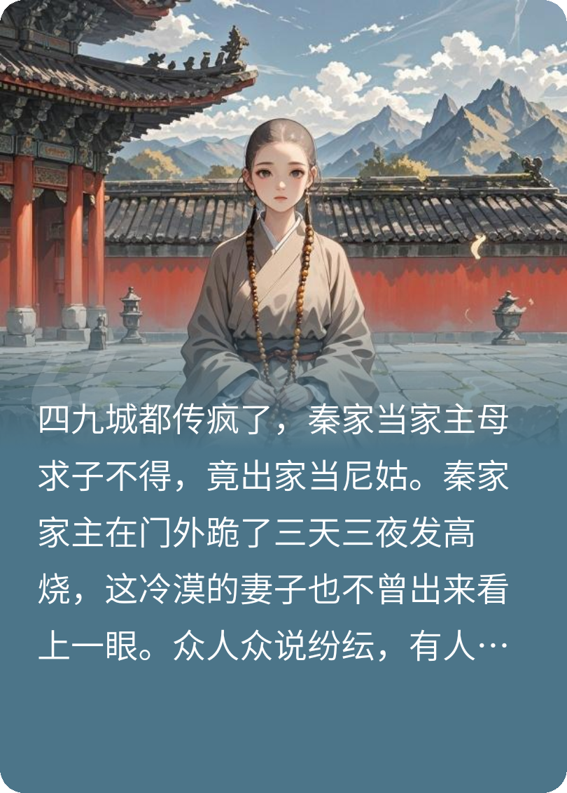 嫁入豪門兩年后，我出家當尼姑了
