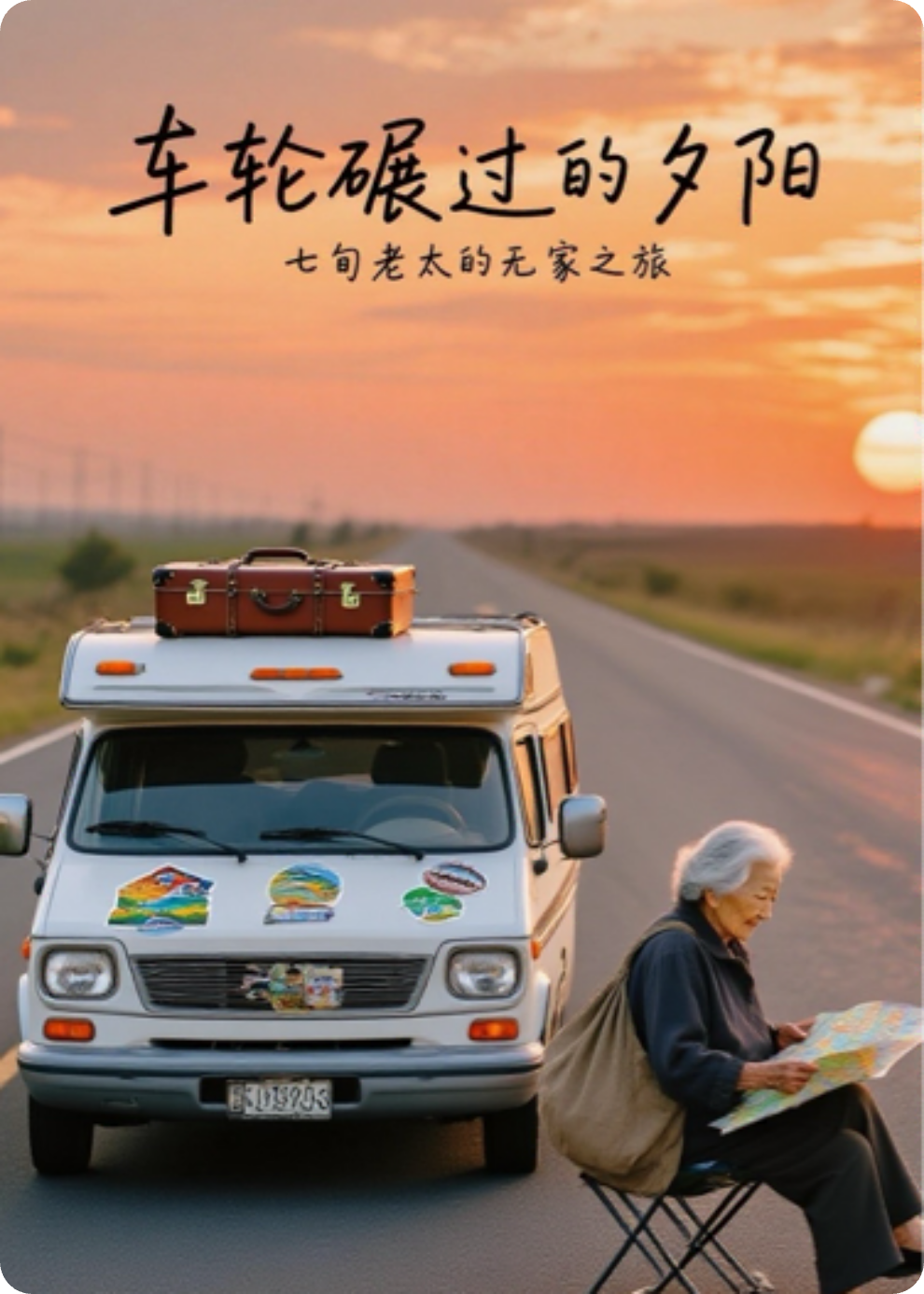车轮碾过夕阳七旬老太的无家之旅