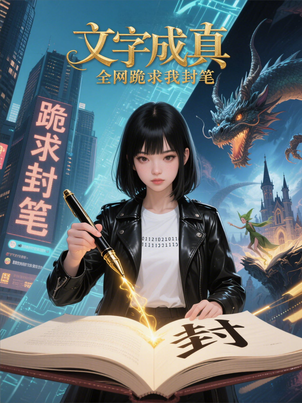 文字成真，全網(wǎng)跪求我封筆