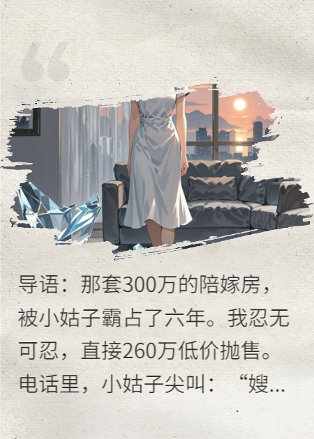 陪嫁房被賣，小姑子撕碎我全家